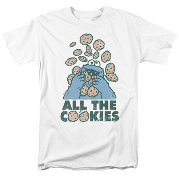 Sesame Street All The Cookies Men's Regular Fit T-Shirt Men's Regular Fit T-Shirt Sesame Street   