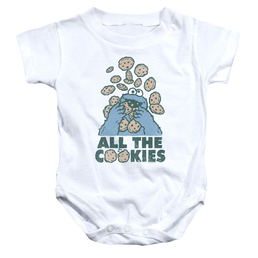 Sesame Street All The Cookies Baby Bodysuit Baby Bodysuit Sesame Street   