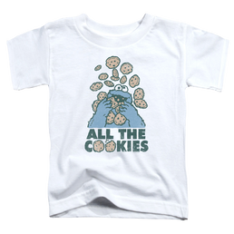 Sesame Street All The Cookies Toddler T-Shirt Toddler T-Shirt Sesame Street   
