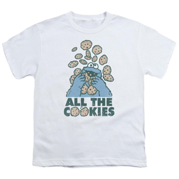 Sesame Street All The Cookies Youth T-Shirt (Ages 8-12) Youth T-Shirt (Ages 8-12) Sesame Street   