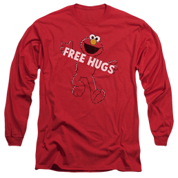 Sesame Street Free Hugs Men's Long Sleeve T-Shirt Men's Long Sleeve T-Shirt Sesame Street   