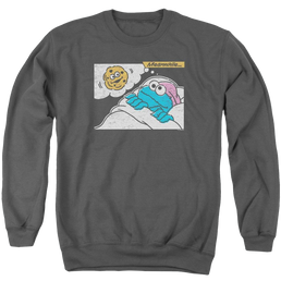 Sesame Street Meanwhile Men's Crewneck Sweatshirt Men's Crewneck Sweatshirt Sesame Street   