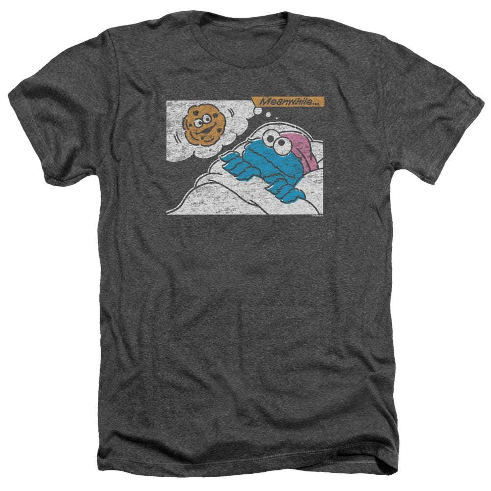 Sesame Street Meanwhile Men's Heather T-Shirt Men's Heather T-Shirt Sesame Street   