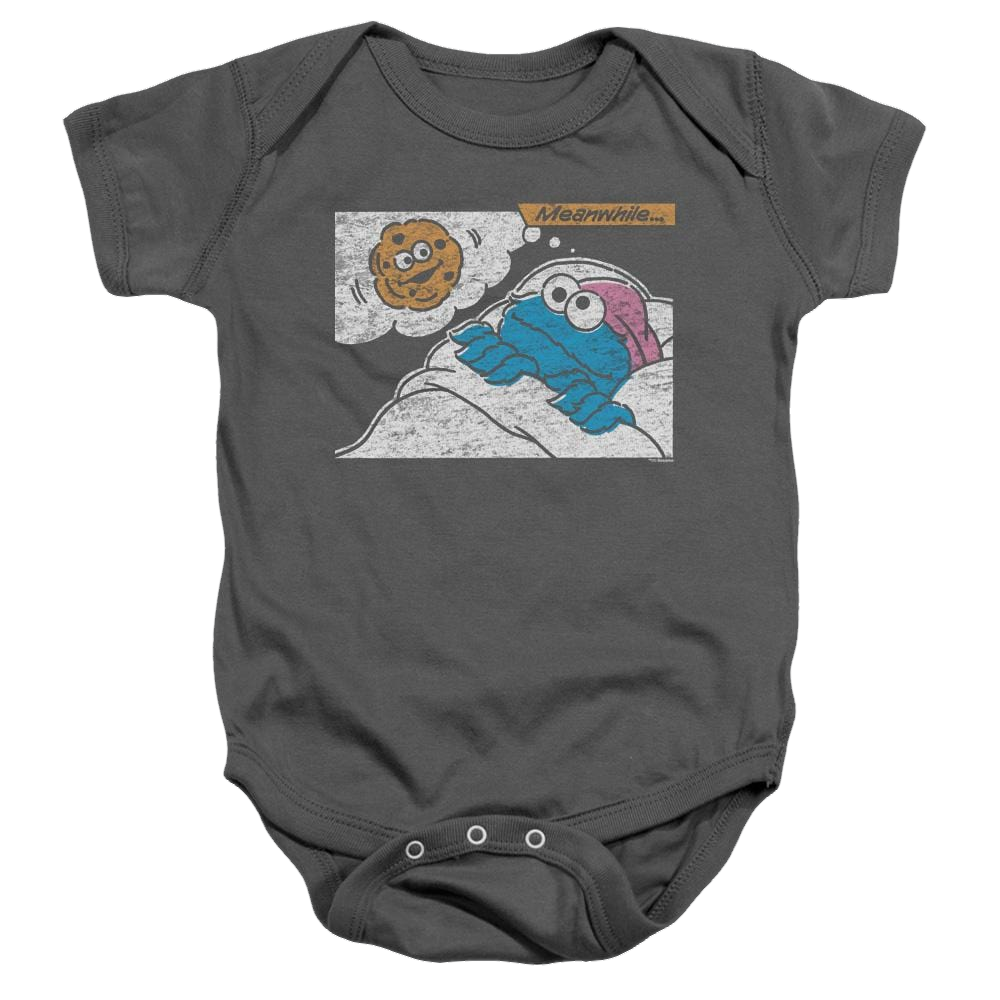 Sesame Street Meanwhile Baby Bodysuit Baby Bodysuit Sesame Street   