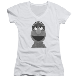 Sesame Street Elmo Lee Juniors V-Neck T-Shirt Juniors V-Neck T-Shirt Sesame Street   