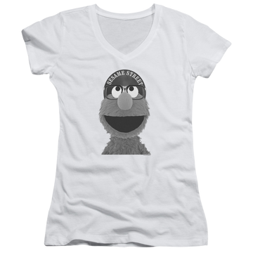 Sesame Street Elmo Lee Juniors V-Neck T-Shirt Juniors V-Neck T-Shirt Sesame Street   