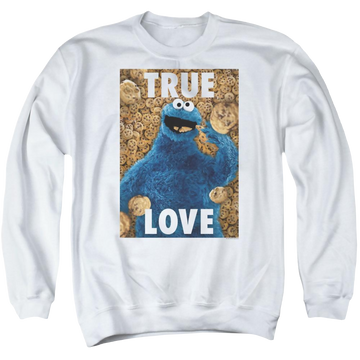 Sesame Street Beautiful Cookies Men's Crewneck Sweatshirt Men's Crewneck Sweatshirt Sesame Street   