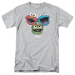 Sesame Street Halftone Heads Men's Regular Fit T-Shirt Men's Regular Fit T-Shirt Sesame Street   