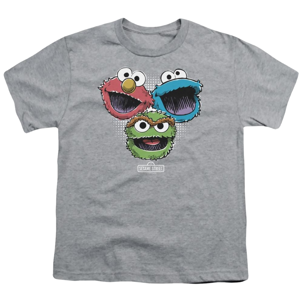 Sesame Street Halftone Heads Youth T-Shirt (Ages 8-12) Youth T-Shirt (Ages 8-12) Sesame Street   