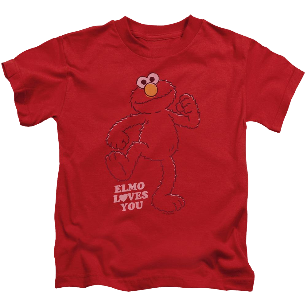 Sesame Street Elmo Loves You Kid's T-Shirt (Ages 4-7) Kid's T-Shirt (Ages 4-7) Sesame Street   