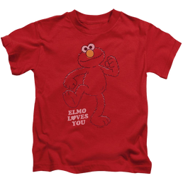 Sesame Street Elmo Loves You Kid's T-Shirt (Ages 4-7) Kid's T-Shirt (Ages 4-7) Sesame Street   