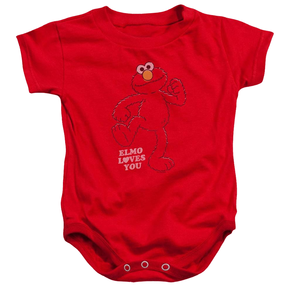 Sesame Street Elmo Loves You Baby Bodysuit Baby Bodysuit Sesame Street   