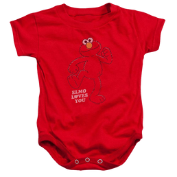 Sesame Street Elmo Loves You Baby Bodysuit Baby Bodysuit Sesame Street   