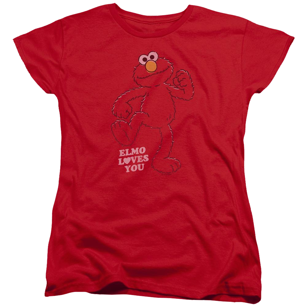 Sesame Street Elmo Loves You Women's T-Shirt Women's T-Shirt Sesame Street   