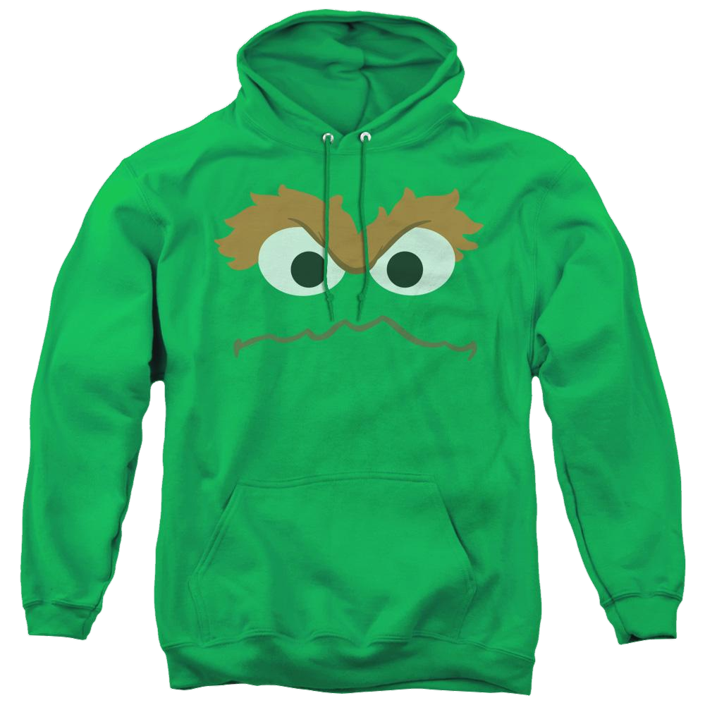 Sesame Street Oscar Face - Pullover Hoodie Pullover Hoodie Sesame Street   
