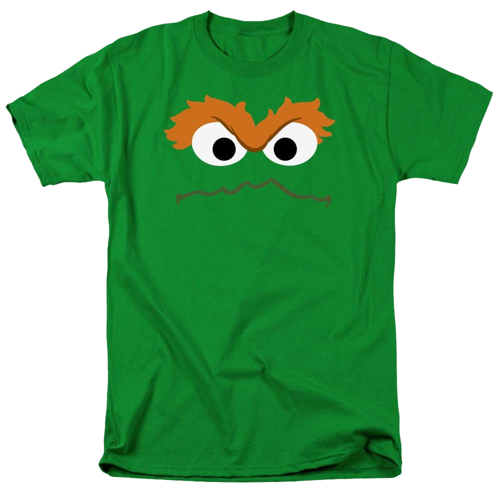 Sesame Street Oscar Face Men's Regular Fit T-Shirt Men's Regular Fit T-Shirt Sesame Street   