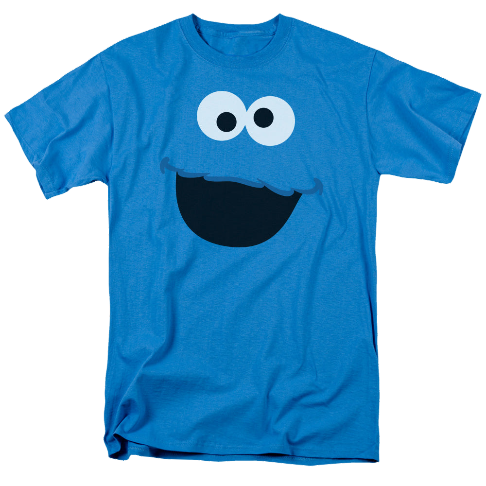 Sesame Street Cookie Monster Face - Men's Regular Fit T-Shirt Men's Regular Fit T-Shirt Sesame Street   