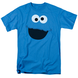 Sesame Street Cookie Monster Face - Men's Regular Fit T-Shirt Men's Regular Fit T-Shirt Sesame Street   