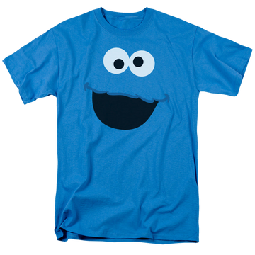 Sesame Street Cookie Monster Face - Men's Regular Fit T-Shirt Men's Regular Fit T-Shirt Sesame Street   