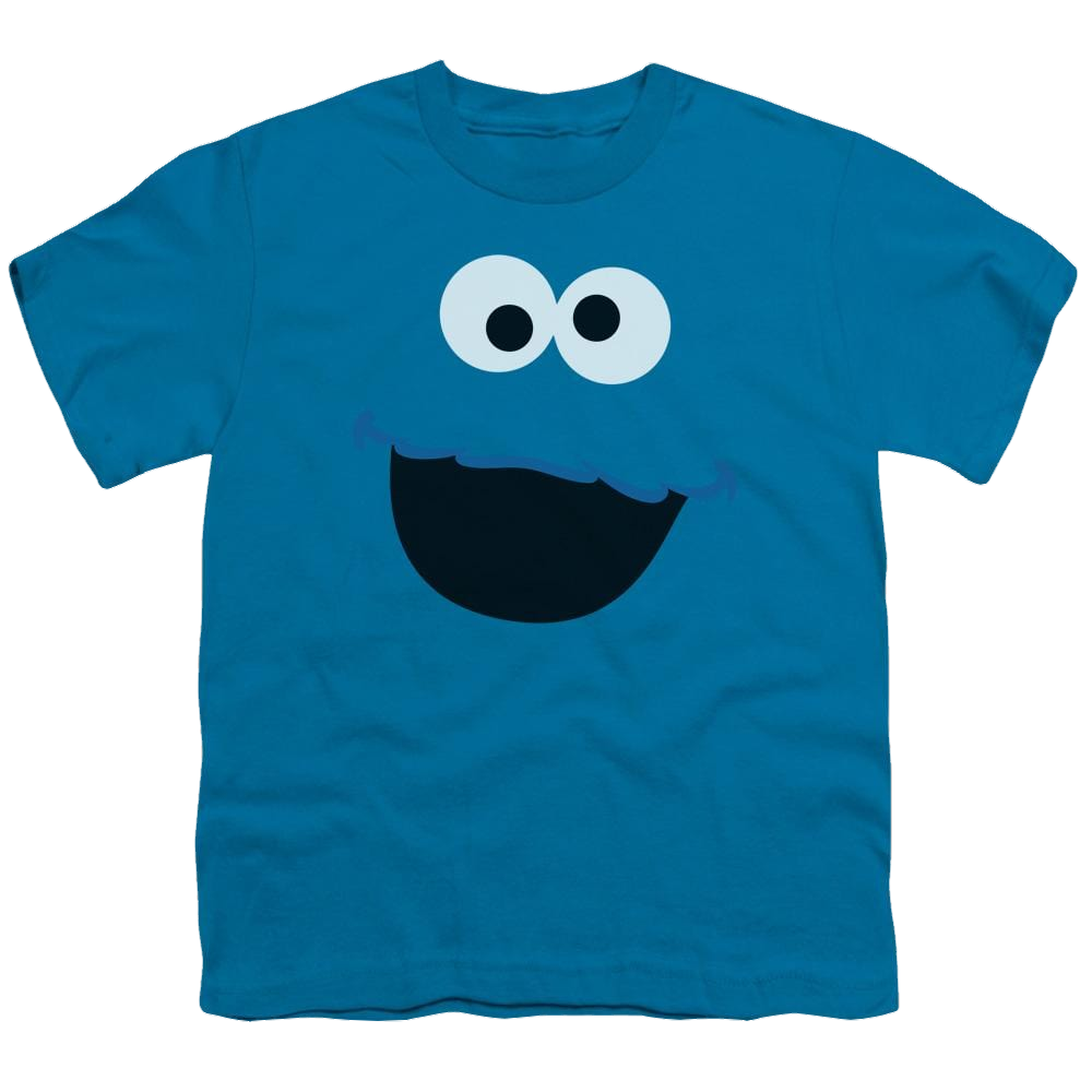 Sesame Street Cookie Monster Face Youth T-Shirt (Ages 8-12) Youth T-Shirt (Ages 8-12) Sesame Street   