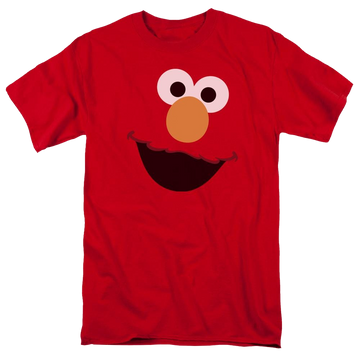 Sesame Street Elmo Face Men's Regular Fit T-Shirt Men's Regular Fit T-Shirt Sesame Street   