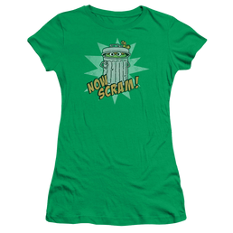 Sesame Street Now Scram - Juniors T-Shirt Juniors T-Shirt Sesame Street   