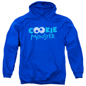 Royal pullover hoodie with Sesame Street Cookie Eyes graphic