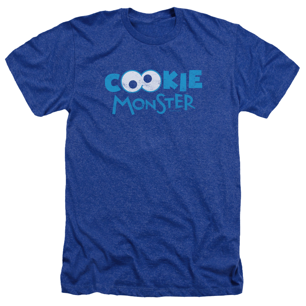 Sesame Street Cookie Eyes - Men's Heather T-Shirt Men's Heather T-Shirt Sesame Street   