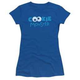 Sesame Street Cookie Eyes - Juniors T-Shirt Juniors T-Shirt Sesame Street   