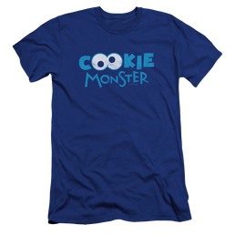 Sesame Street Cookie Eyes - Men's Premium Slim Fit T-Shirt Men's Premium Slim Fit T-Shirt Sesame Street   