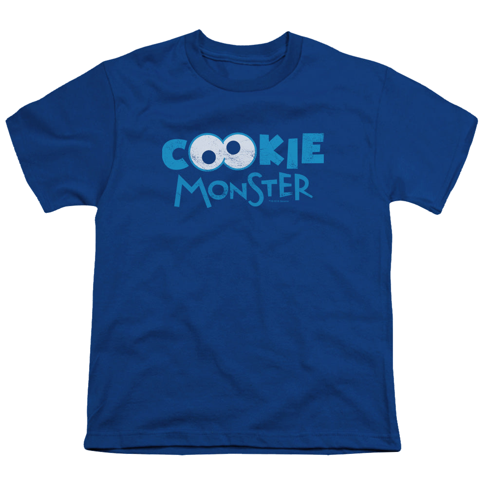 Sesame Street Cookie Eyes - Youth T-Shirt Youth T-Shirt (Ages 8-12) Sesame Street   