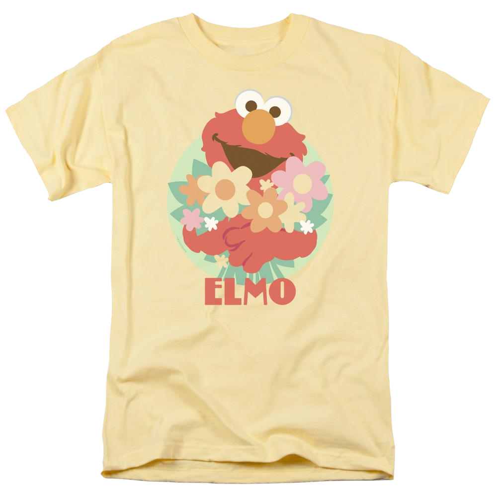 Sesame Street Flowers For You Men's Regular Fit T-Shirt Men's Regular Fit T-Shirt Sesame Street   