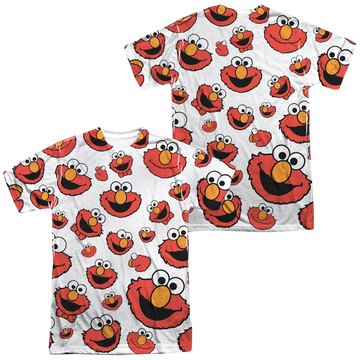 Sesame Street Elmo Face Pattern Men's All Over Print T-Shirt Men's All-Over Print T-Shirt Sesame Street   