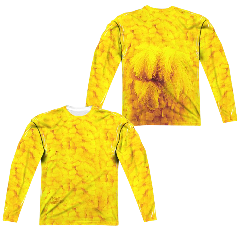 Sesame Street Big Bird Costume Men's All-Over Print T-Shirt Men's All-Over Print Long Sleeve Sesame Street   