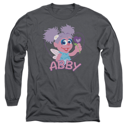 Sesame Street Flat Abby - Men's Long Sleeve T-Shirt Men's Long Sleeve T-Shirt Sesame Street   