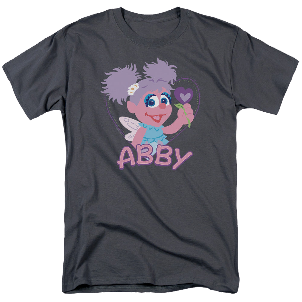 Sesame Street Flat Abby - Men's Regular Fit T-Shirt Men's Regular Fit T-Shirt Sesame Street   