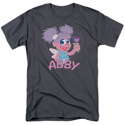 Sesame Street Flat Abby - Men's Regular Fit T-Shirt Men's Regular Fit T-Shirt Sesame Street   