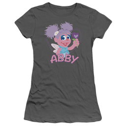 Sesame Street Flat Abby - Juniors T-Shirt Juniors T-Shirt Sesame Street   