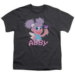 Sesame Street Flat Abby - Youth T-Shirt Youth T-Shirt (Ages 8-12) Sesame Street   