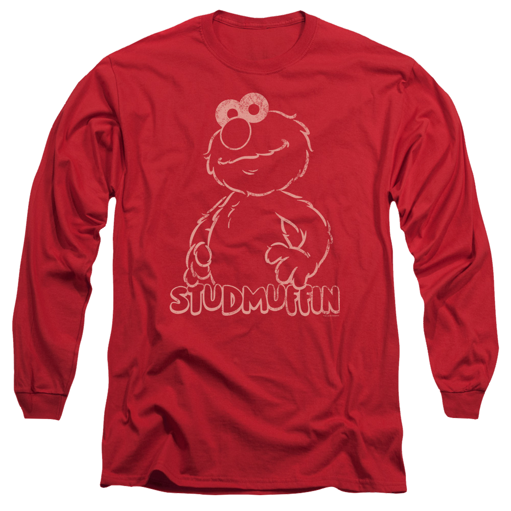 Sesame Street Studmuffin - Men's Long Sleeve T-Shirt Men's Long Sleeve T-Shirt Sesame Street   