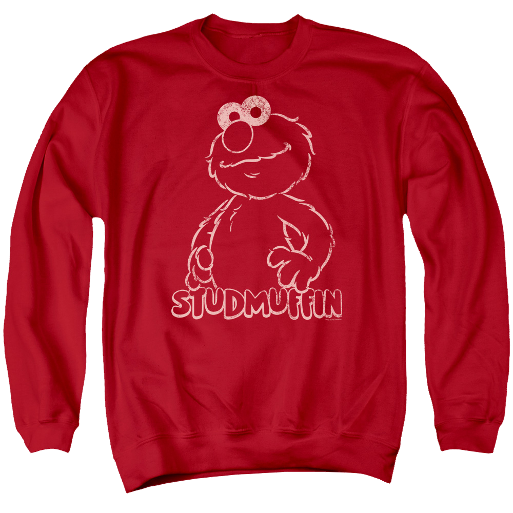 Sesame Street Studmuffin - Men's Crewneck Sweatshirt Men's Crewneck Sweatshirt Sesame Street   