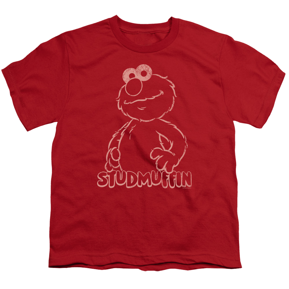 Sesame Street Studmuffin - Youth T-Shirt Youth T-Shirt (Ages 8-12) Sesame Street   
