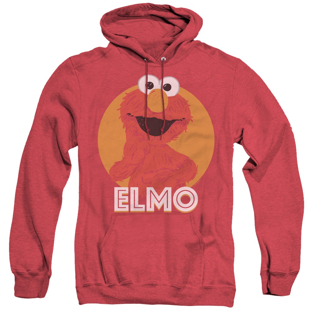 Sesame Street Elmo Scribble - Heather Pullover Hoodie Heather Pullover Hoodie Sesame Street   