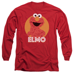 Sesame Street Elmo Scribble - Men's Long Sleeve T-Shirt Men's Long Sleeve T-Shirt Sesame Street   