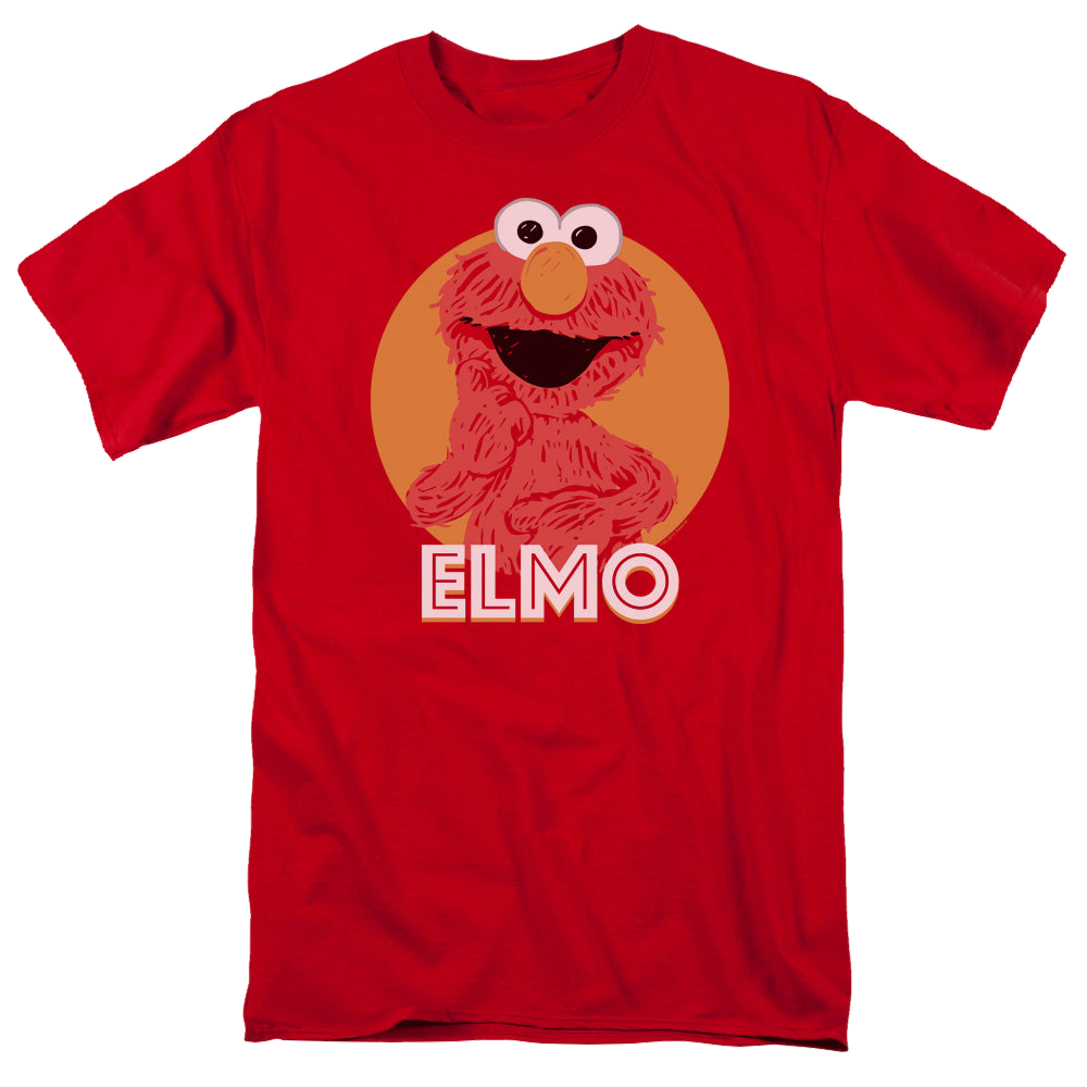 Sesame Street Elmo Scribble - Men's Regular Fit T-Shirt Men's Regular Fit T-Shirt Sesame Street   