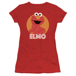 Sesame Street Elmo Scribble - Juniors T-Shirt Juniors T-Shirt Sesame Street   