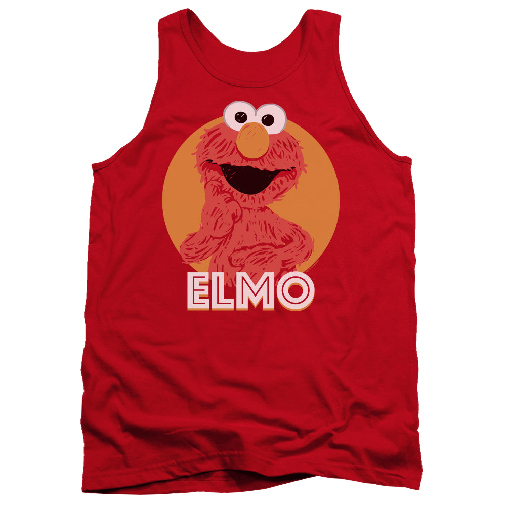 Sesame Street Elmo Scribble - Men's Tank Top Men's Tank Sesame Street   