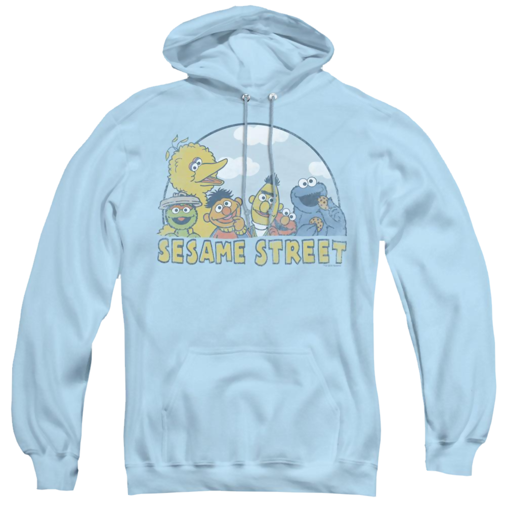 Sesame Street Sesame Group - Pullover Hoodie Pullover Hoodie Sesame Street   