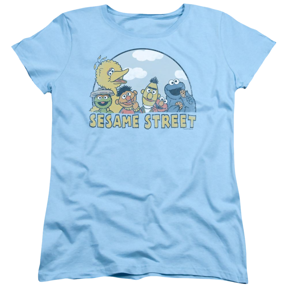 Sesame Street Sesame Group Women's T-Shirt Women's T-Shirt Sesame Street   