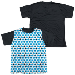 Sesame Street Simple Cookie Pattern Youth Black Back T-Shirt (Ages 8-12) Youth Black Back T-Shirt (Ages 8-12) Sesame Street   